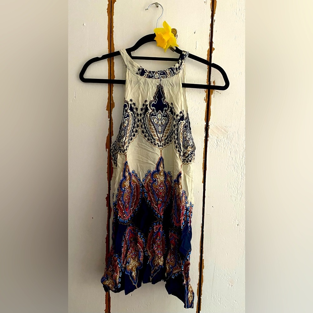 Light Flowy Summer / Spring Boho Hippy Top : size 4